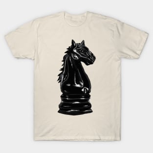 Black Knight - Digital Illustration T-Shirt